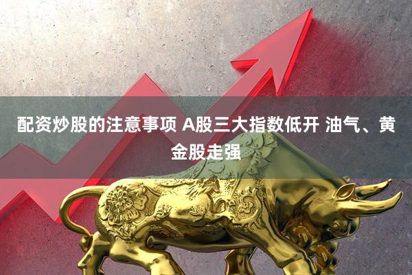 配资炒股的注意事项 A股三大指数低开 油气、黄金股走强